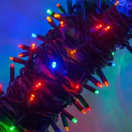 50 Multi Colour Indoor Christmas Lights