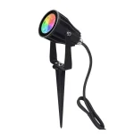 6W RGB+CCT smart LED garden spike light for Christmas or all year round use