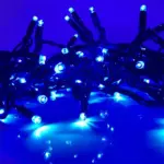 Connectable Blue Outdoor Christmas Tree Lights