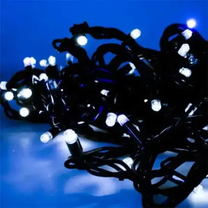 Connectable Low Voltage LED String Lights Ice White Flash