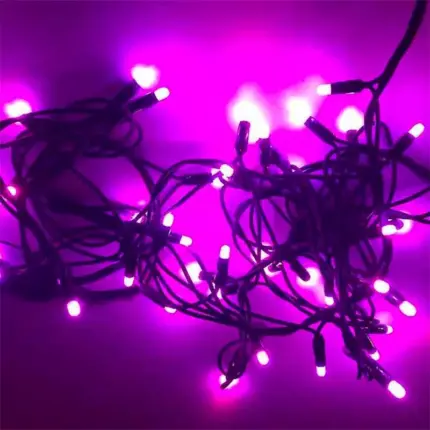 Connectable Pink Outdoor Tree Lights