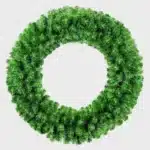 Large plain evergreen outdoor Christmas wreath 150cm with 1324 tips