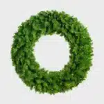 Outdoor evergreen plain Christmas wreath 100cm with 408 tips