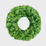 Outdoor evergreen plain Christmas wreath 75cm with 306 tips