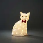 LED Sitting Cat Outdoor Christmas Décor