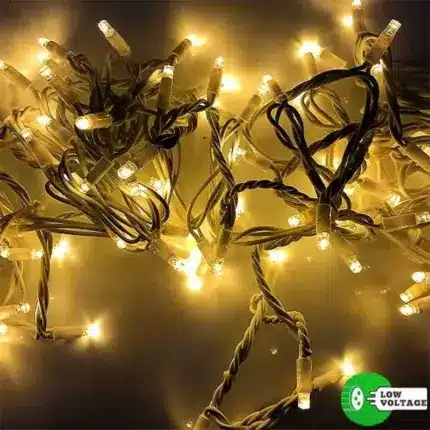 Connectable Low Voltage LED String Lights White Cable