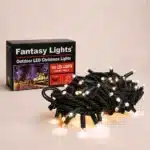 Connectable warm white with ice white flash outdoor Christmas lights product
