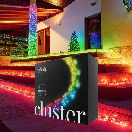 400 LED Twinkly Multicolour Cluster Christmas Lights