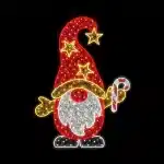 2D Santa Gnome Christmas Decoration