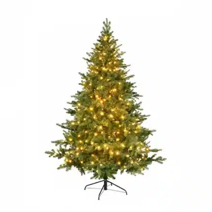 7.5ft pre lit pine green artificial Christmas tree product