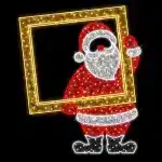 Santa Picture Frame Selfie Christmas Decoration