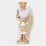 Champagne Nutcracker Soldier Christmas Decoration Figurine