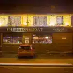 Connectable LED curtain lights 1.5m warm white with ice white flash front angle