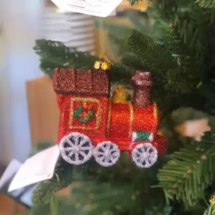 Red Train Christmas Tree Decoration