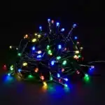 100 LED multicolour battery operated outdoor Christmas lights product image