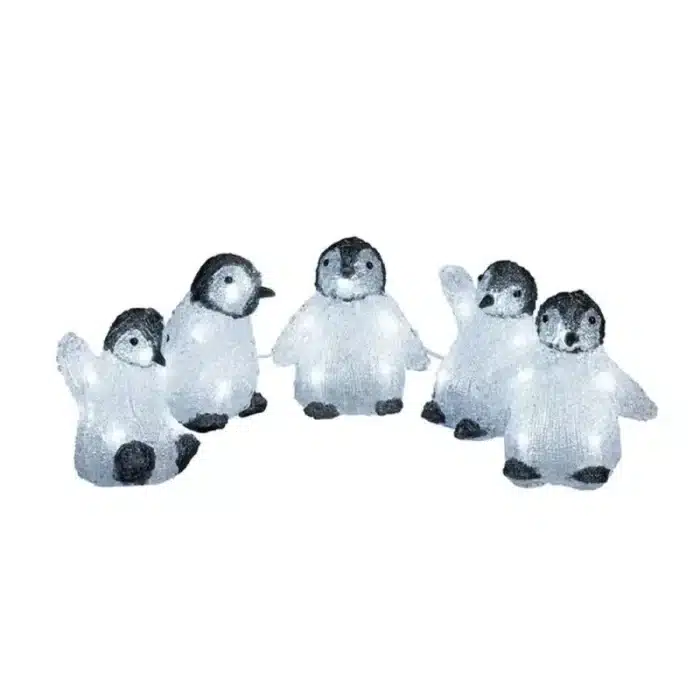 Acrylic baby penguins outdoor Christmas decoration set product image
