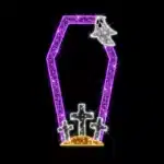Halloween coffin 2D decoration for outdoor use