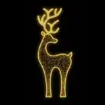 LED reindeer 2D Christmas decoration 150cm tall for outdoor use