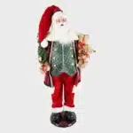 Musical animated Santa Christmas decoration life sized figure