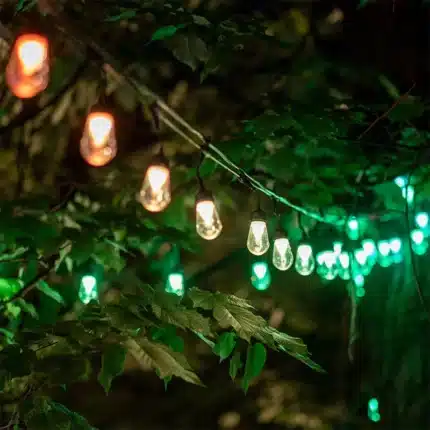 Twinkly plus S14 40 bulb professional festoon lights for outdoor use