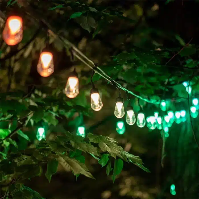 Twinkly plus S14 40 bulb professional festoon lights for outdoor use