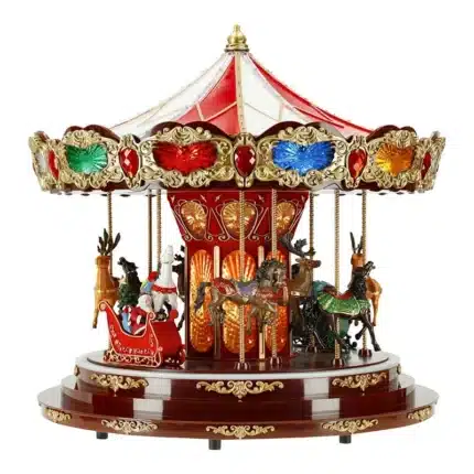 Animated Christmas carousel decoration product image