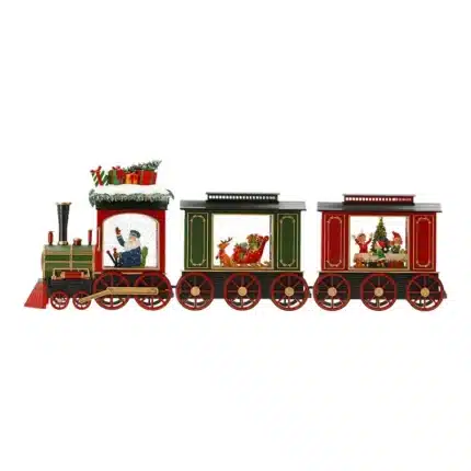 Christmas train water spinner table decoration product image