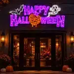 Happy Halloween 2D decoration feature entrance wall display