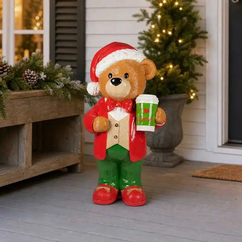LED-Bear-with-Cup-Christmas-Decoration-Indoor-Display LED bear with cup Christmas decoration indoor display