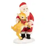 Santa with reindeer Christmas decoration product image