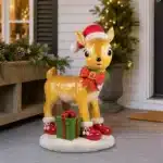Standing deer Christmas decoration indoor display