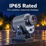 Outdoor Christmas and seasonal gobo projector 100W IP65 rated