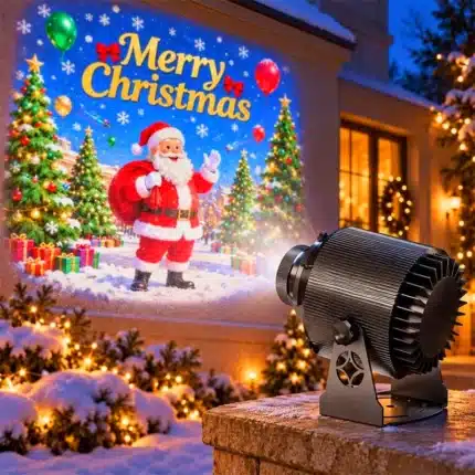 Outdoor Christmas and seasonal gobo projector 100W merry Christmas projection