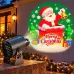 Outdoor Christmas and seasonal gobo projector 50W merry Christmas projection on the wall